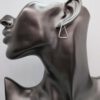 Creolen dreieckig - silber, gold, rosegold