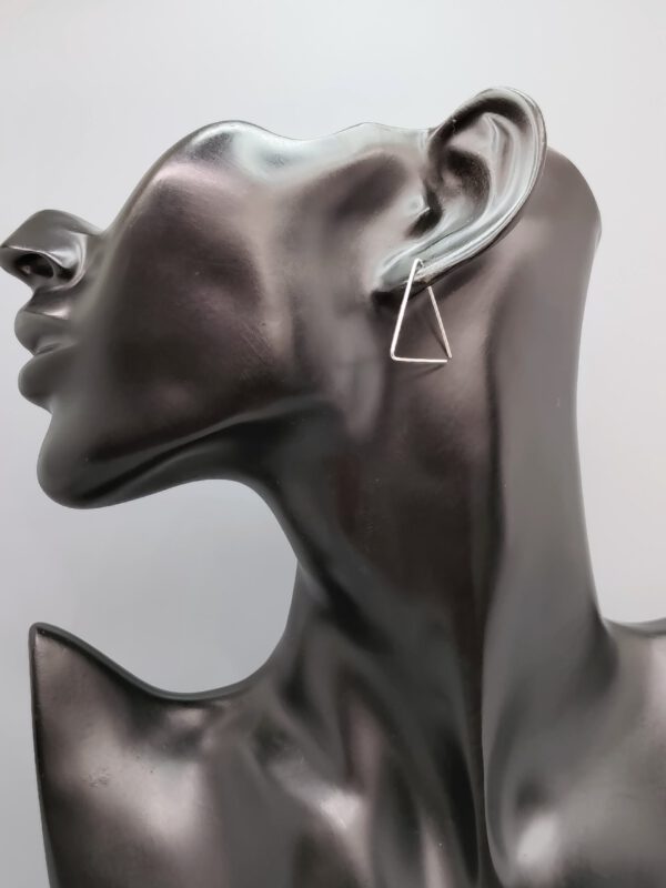 Creolen dreieckig - silber, gold, rosegold