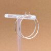 Creolen 3 cm - 935 Silber