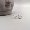 Ohrstecker Mondstein 935 Silber