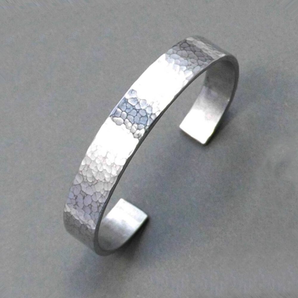 Armreif - Armspange silber gehämmert