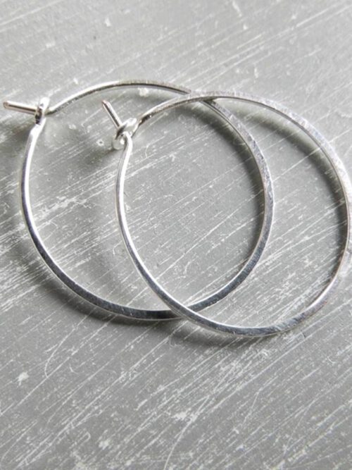 Creolen 23 mm - 935 Silber
