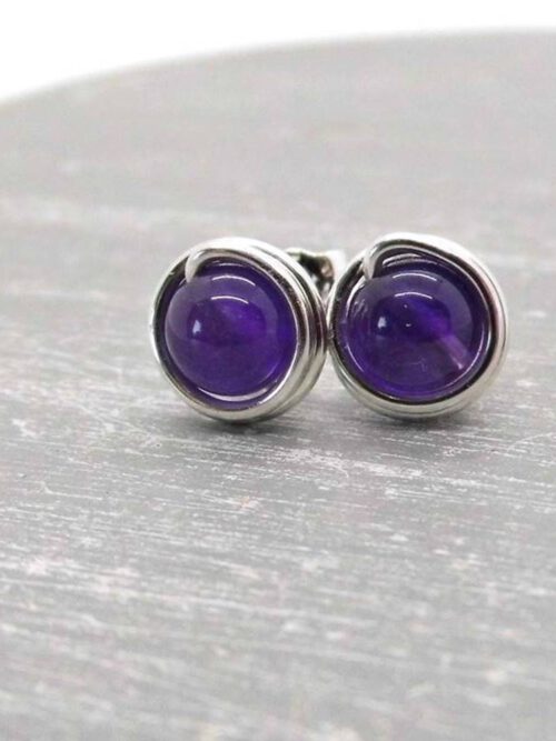 edelstein-amethyst-ohrstecker-silber Ohrstecker Amethyst 935 Silber