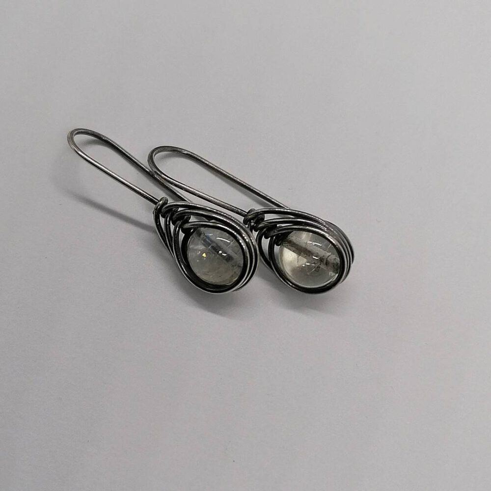 edelstein-ohrringe-citrin Citrin Ohrhänger 935 Silber