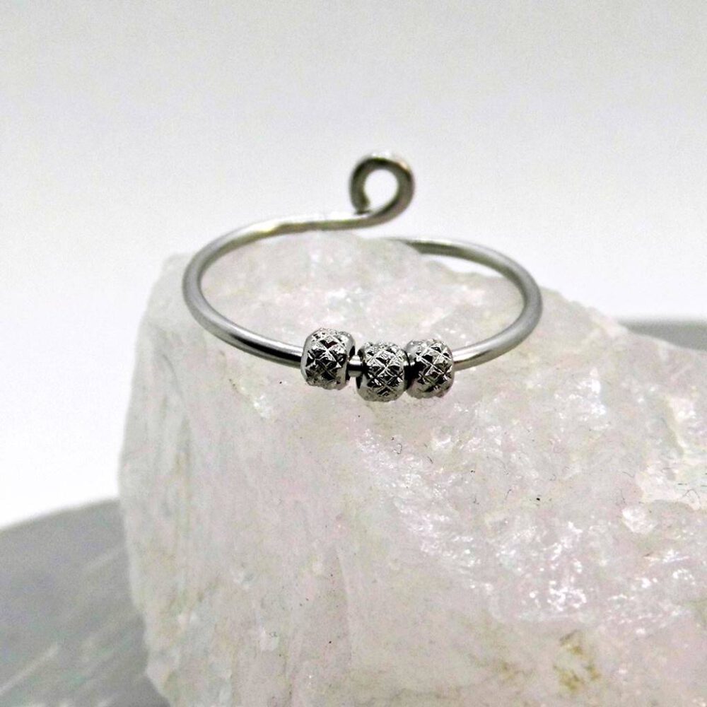 fidget-edelstahl-ring-mit-drei-perlen Fidget-Ring Edelstahl mit 3 Perlen