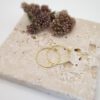 Creolen 23 mm ziseliert gehämmert