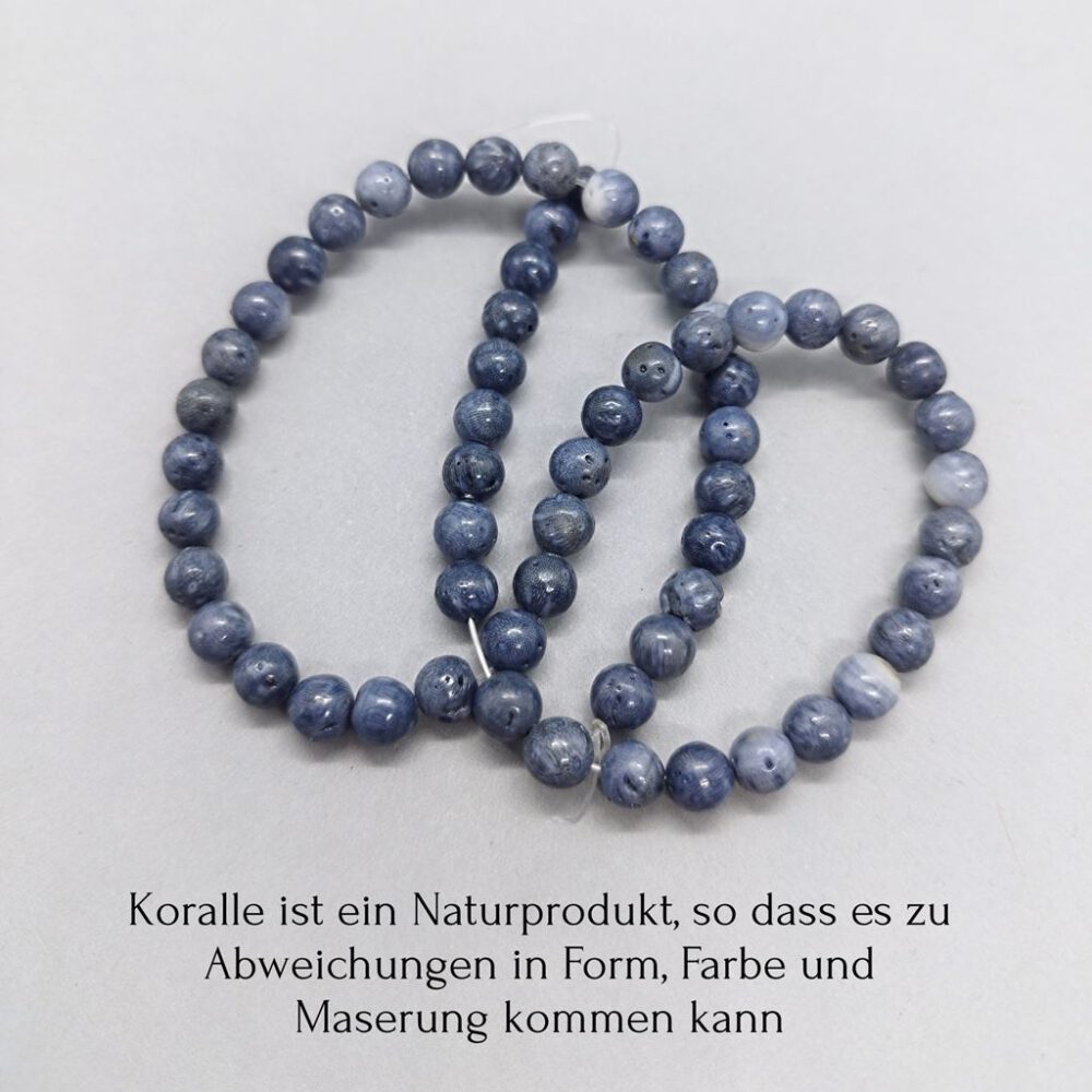 Ohrstecker blaue Koralle 935 Silber