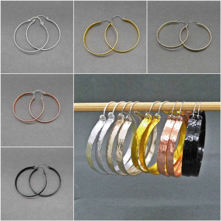 Creolen 4,5cm Verschiedene Farben | CONCHA CATENA Produktbild-Vorschau 6