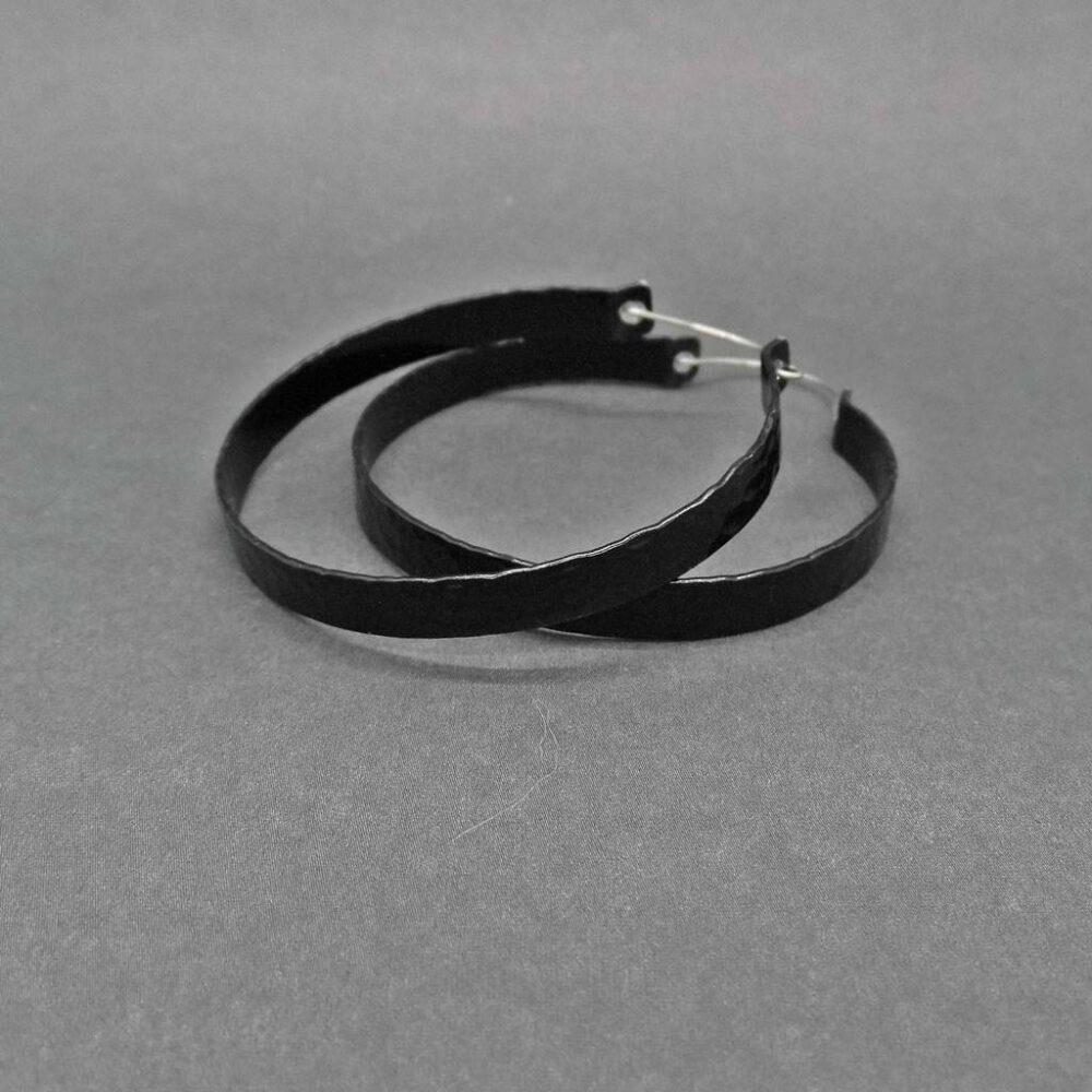 schwarze-creolen-45mm Creolen 4,5cm verschiedene Farben