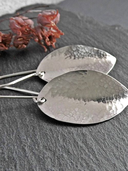 Ohrhänger Blätter 935 Silber