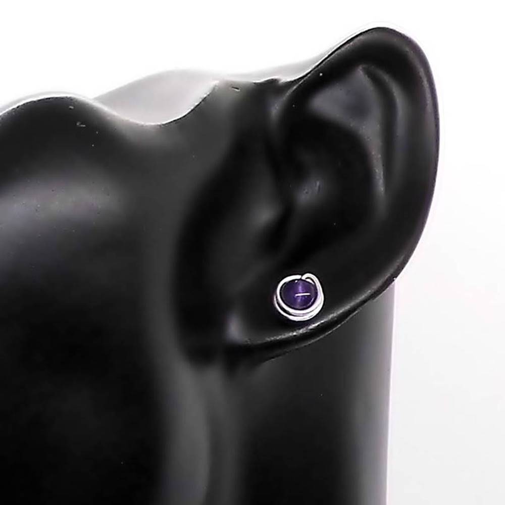 Ohrstecker Amethyst 935 Silber