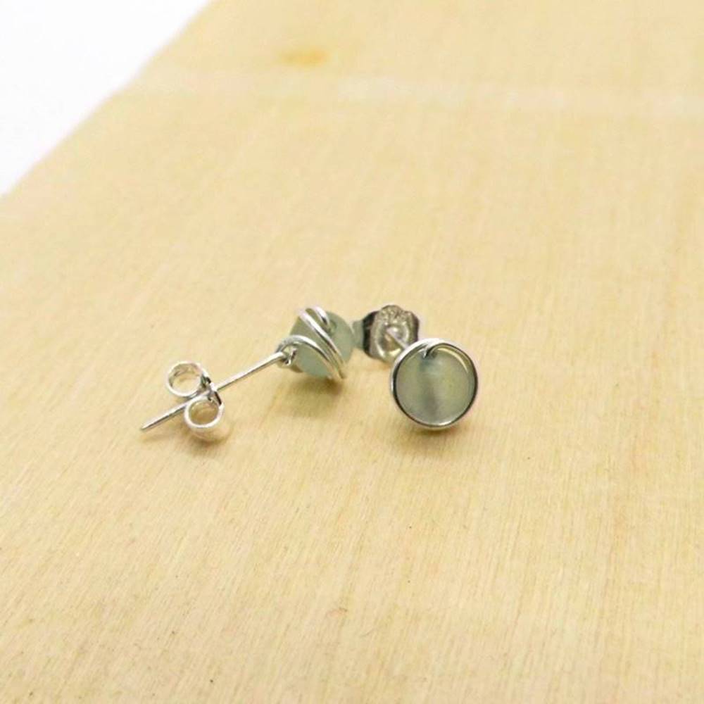 Mini Aventurin Ohrstecker 935 Silber