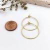 Creolen 23mm Gold- oder Rosegoldfilled