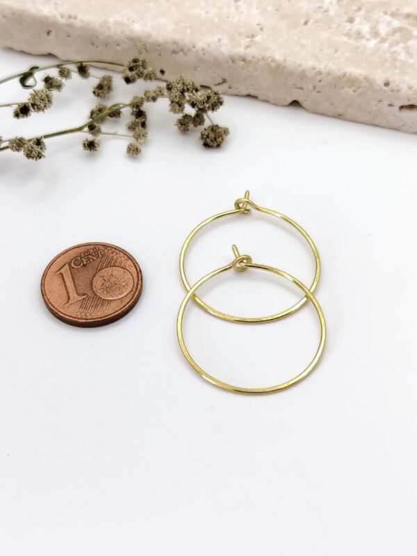 Creolen 23mm Gold- oder Rosegoldfilled