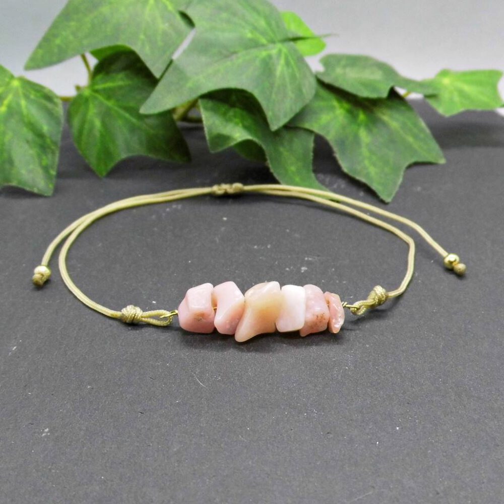 Armband Andenopal - Bandfarbe wählbar