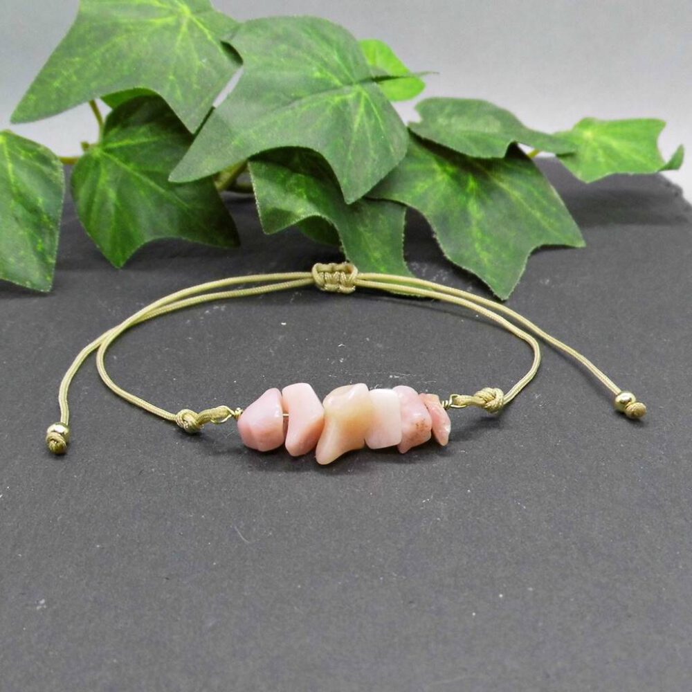 Armband Andenopal - Bandfarbe wählbar