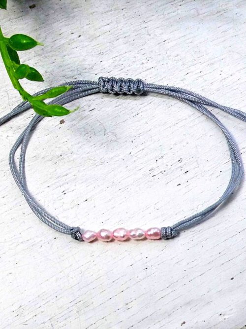 Armband rosa Süsswasserperlen
