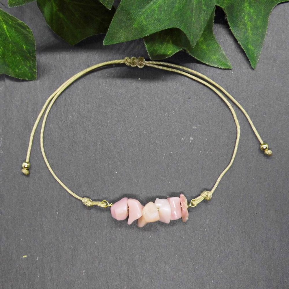 Armband Andenopal - Bandfarbe wählbar