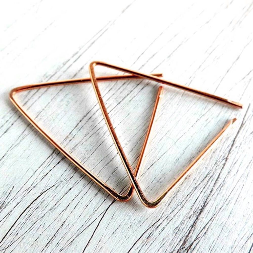 creolen-dreieckig-rosgegoldfilled Creolen dreieckig - silber, gold, rosegold