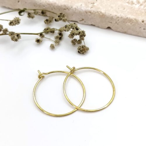 Creolen 23mm Gold- oder Rosegoldfilled