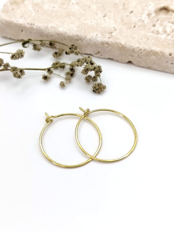 Creolen 23mm Gold- oder Rosegoldfilled
