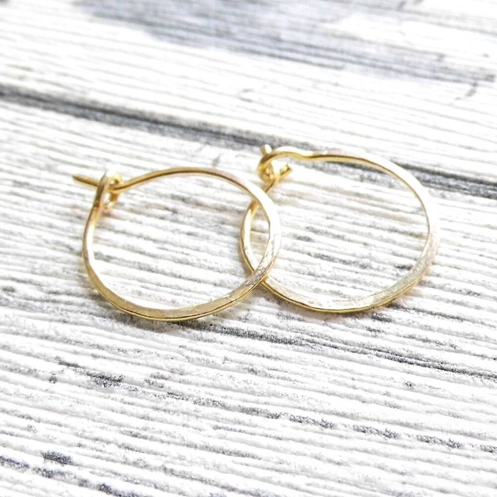 Creolen 15 mm Gold- oder Rosegoldfilled