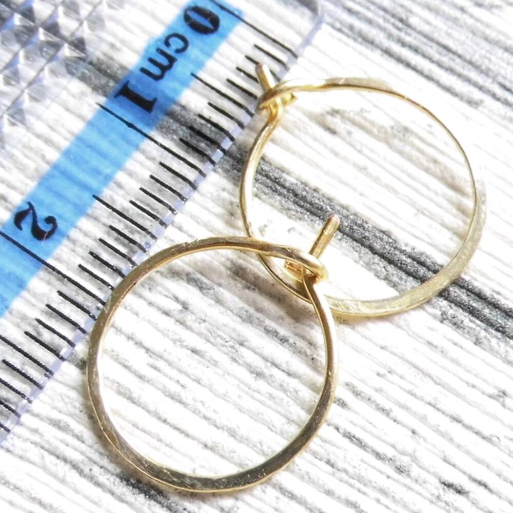 Creolen 15 mm Gold- oder Rosegoldfilled
