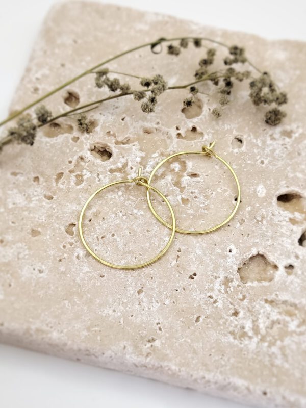 Creolen 23mm Gold- oder Rosegoldfilled