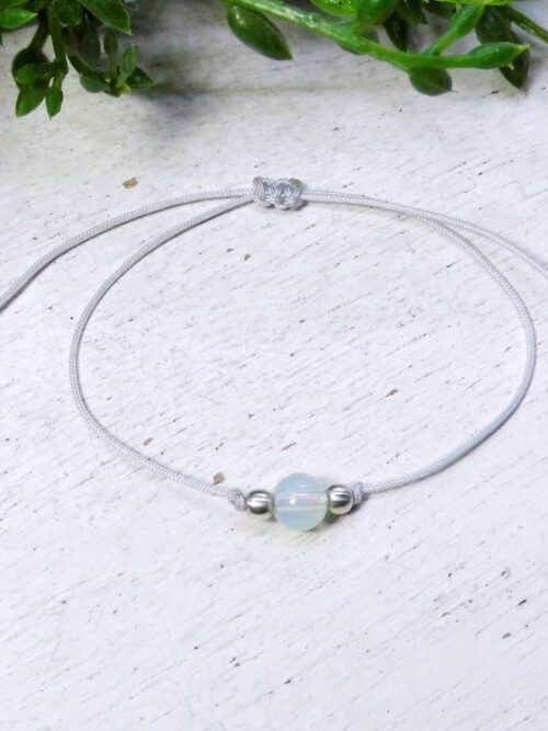 mondstein-edelstein-textil-armband-silber Armband Mondstein 925 Silber