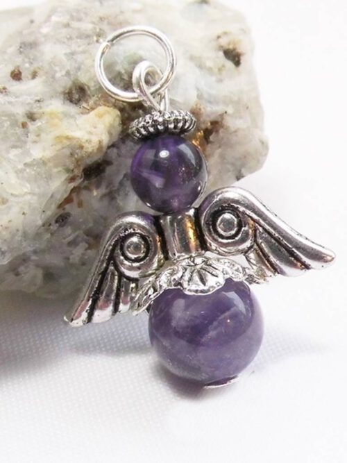 Schutzengel Amethyst silber