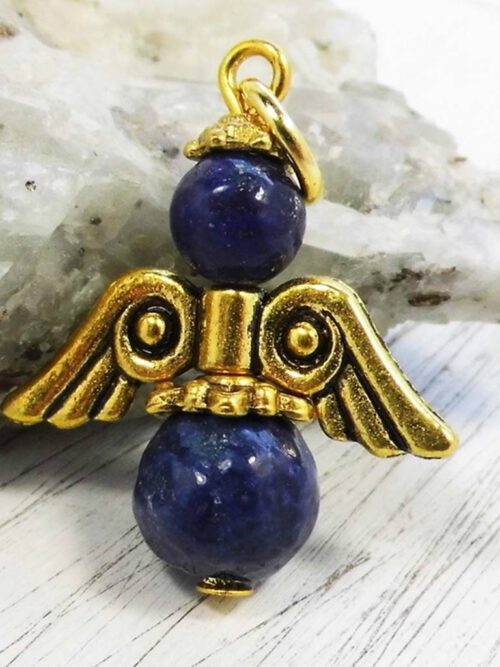Schutzengel Lapislazuli gold