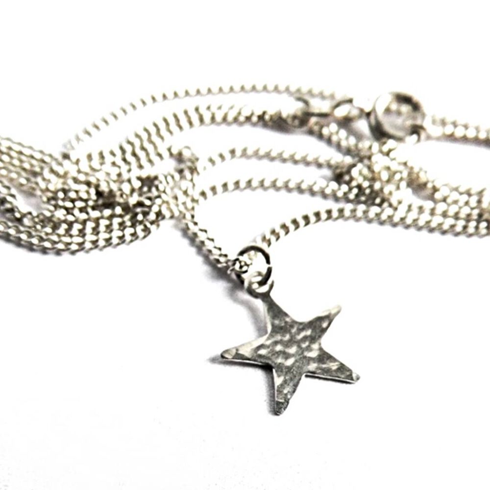 Kette mit Sternanhänger 925er Silber