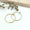 Creolen 23mm Gold- oder Rosegoldfilled