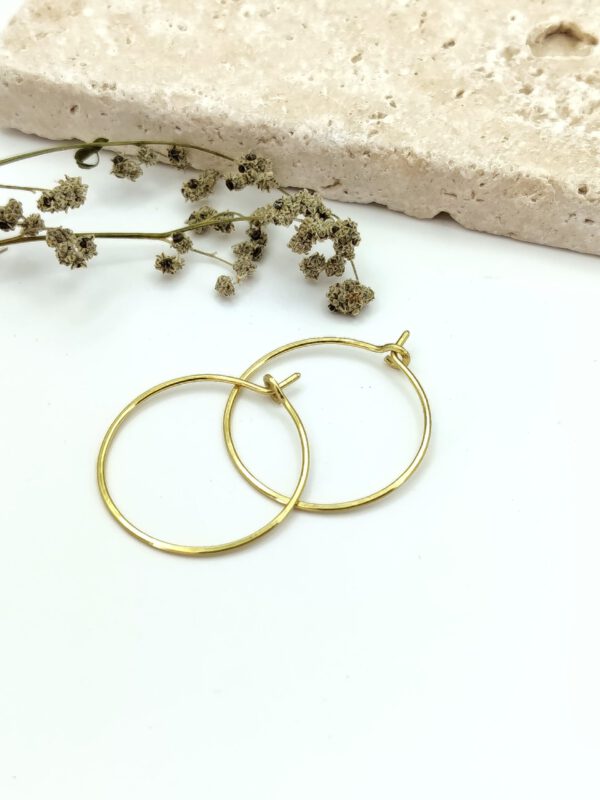Creolen 23mm Gold- oder Rosegoldfilled