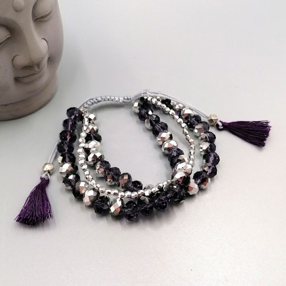 Armband Kristall amethyst
