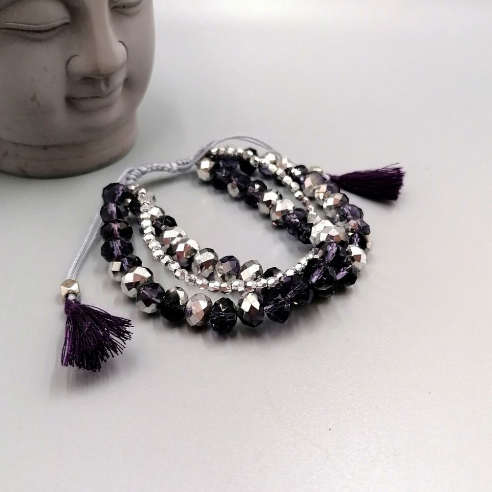Armband Kristall amethyst