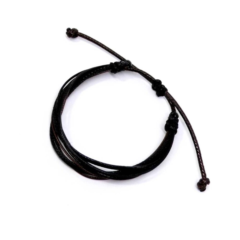 Surfer Armband schwarz-braun