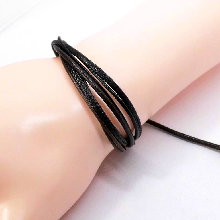 Surfer Armband schwarz-braun