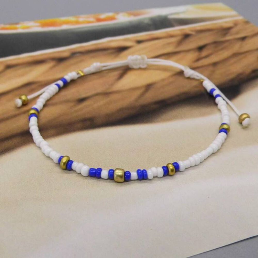 perlen-armband-greek-groessenverstellbar Armband Greek-Style blau weiß gold