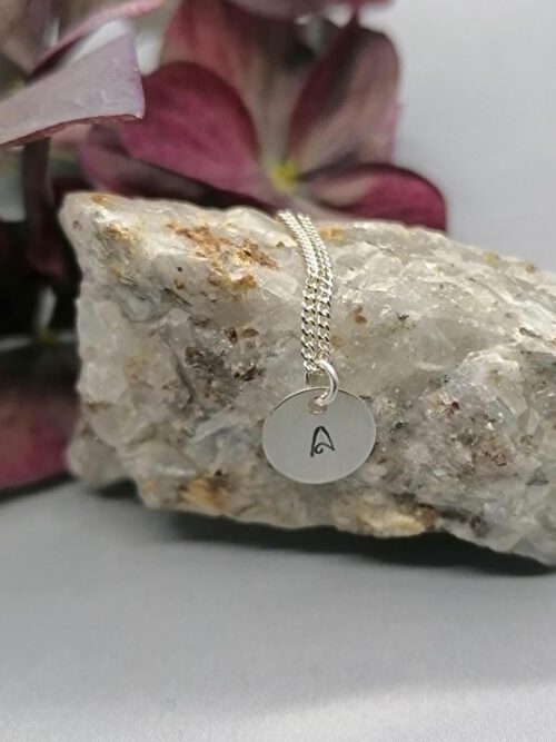 Silber Kette mit personalisiertem Anhänger