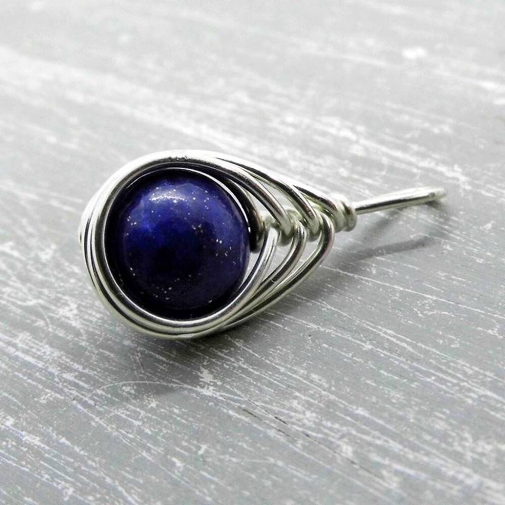 Kettenanhänger Lapislazuli 935 Silber