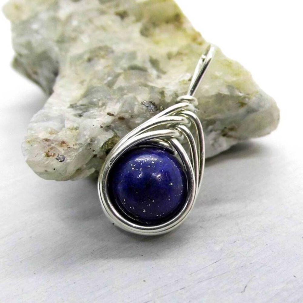 Kettenanhänger Lapislazuli 935 Silber
