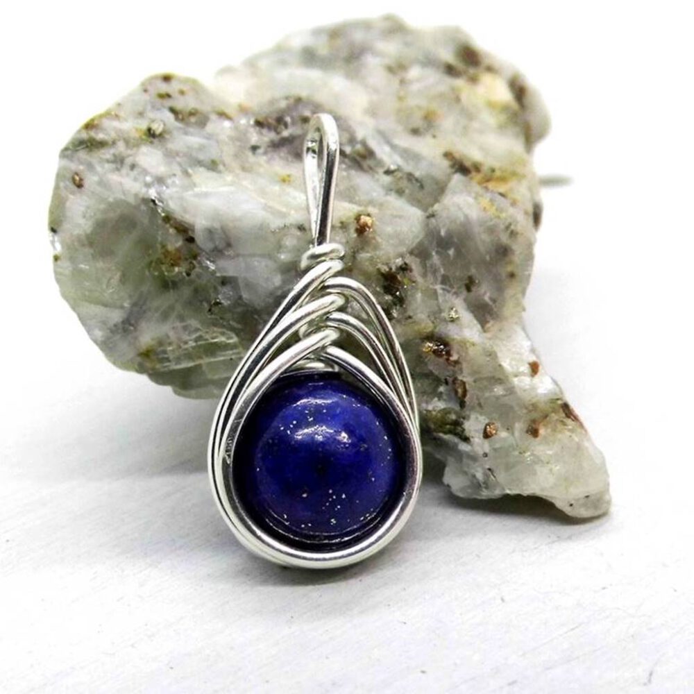 Kettenanhänger Lapislazuli 935 Silber