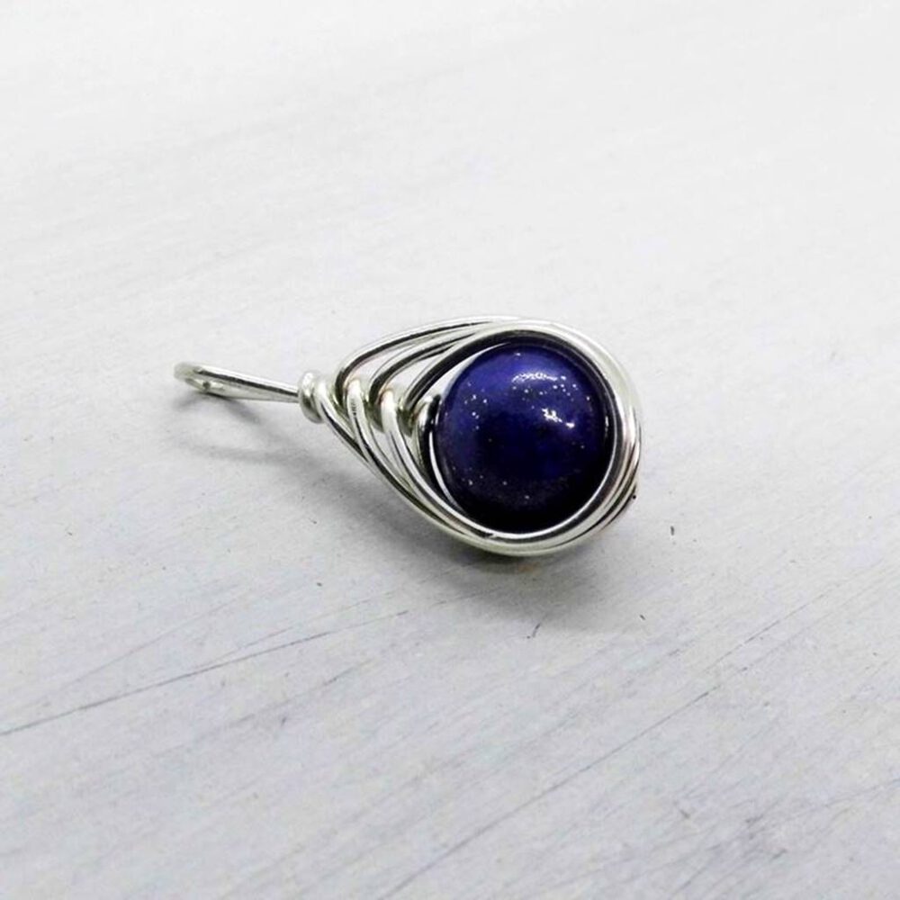 Kettenanhänger Lapislazuli 935 Silber