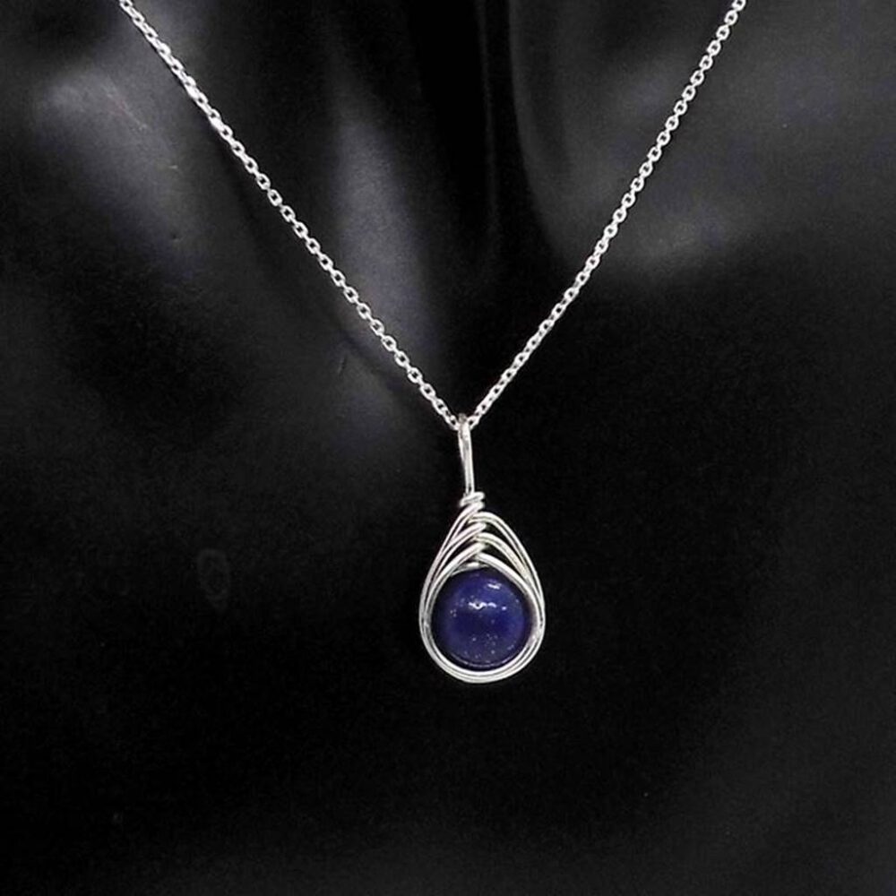 Kettenanhänger Lapislazuli 935 Silber