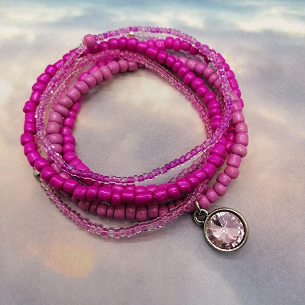 Armband Set rosa-pink