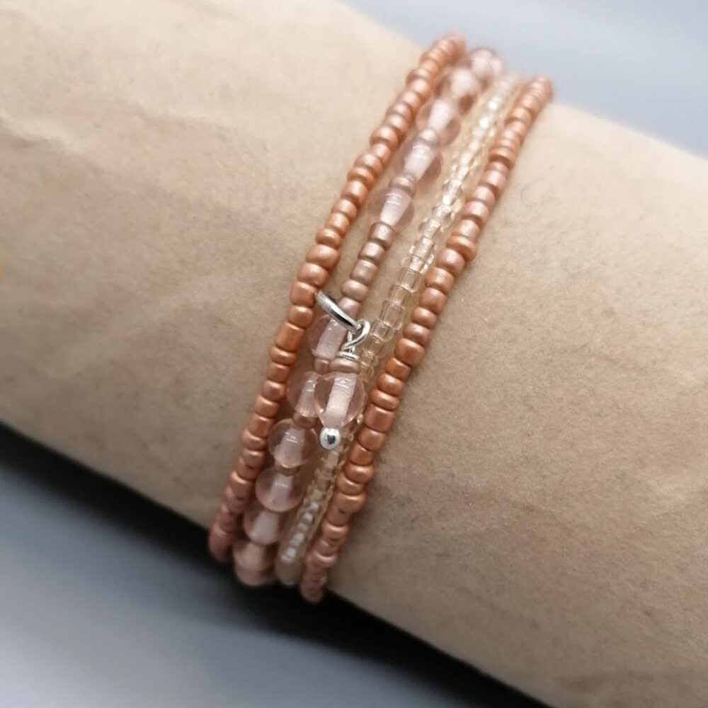 Armband Set rose-taupe