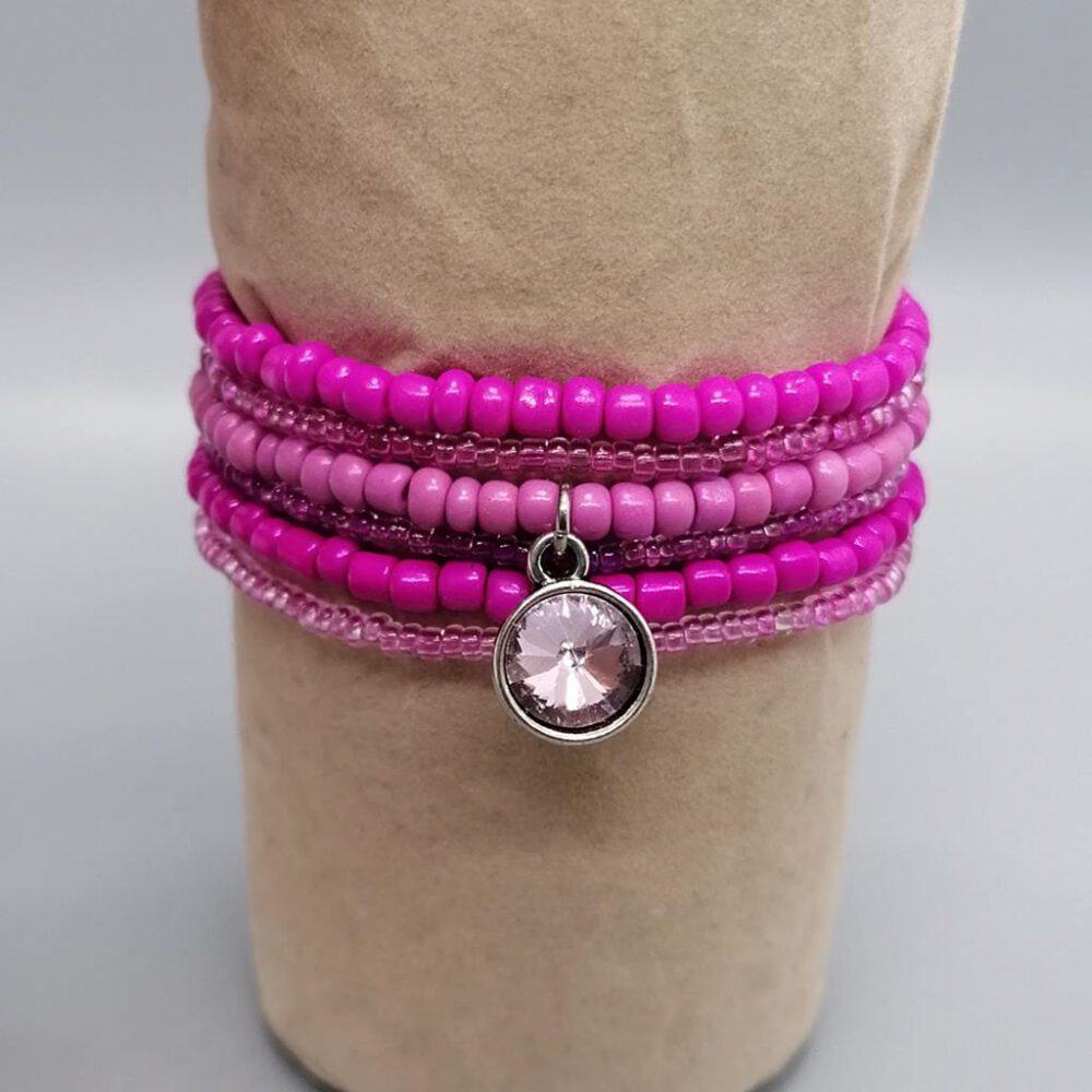 Armband Set rosa-pink