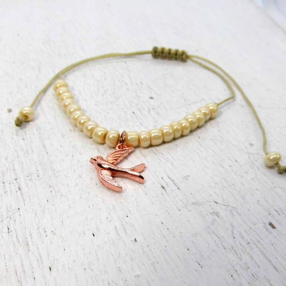 Armband Schwalbe rosegold