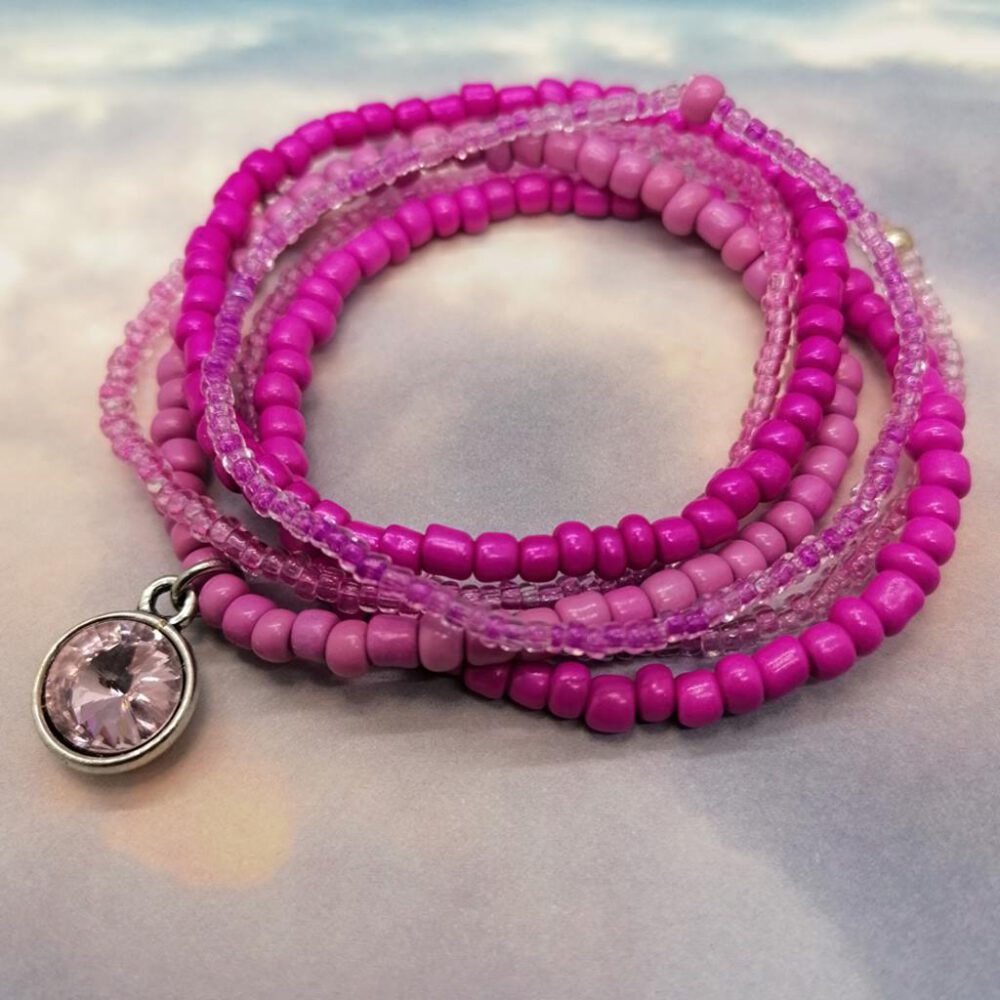 Armband Set rosa-pink